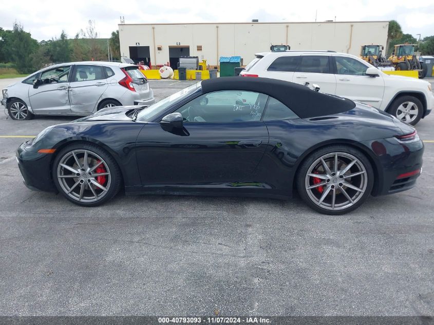 2023 Porsche 911 Carrera 4 Gts /Carrera 4S /Carrera Gts /Carrera S VIN: WP0CB2A91PS247039 Lot: 40793093