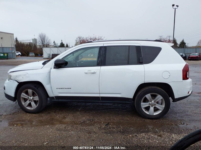 2016 Jeep Compass Sport VIN: 1C4NJCBA5GD524435 Lot: 40793124