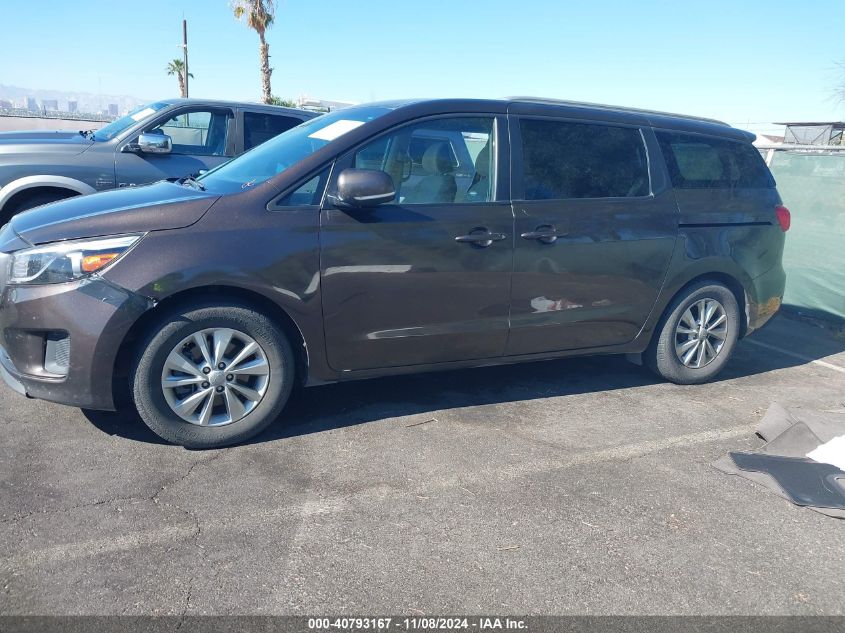 2016 Kia Sedona Lx VIN: KNDMB5C12G6197872 Lot: 40793167