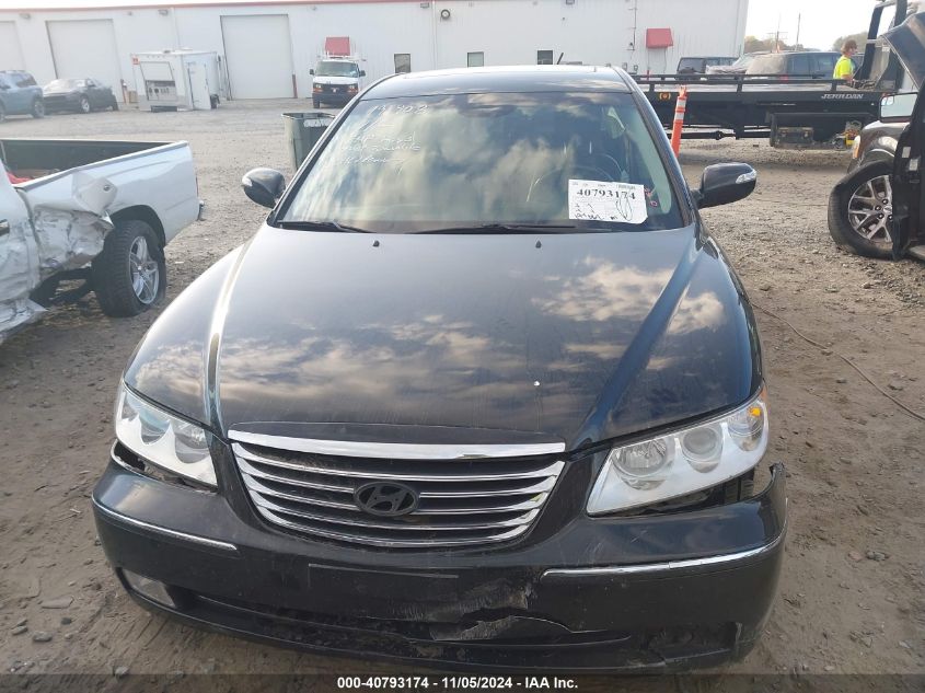 2009 Hyundai Azera Limited VIN: KMHFC46F59A380833 Lot: 40793174