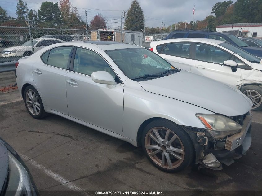 2007 Lexus Is 350 VIN: JTHBE262672009555 Lot: 40793177