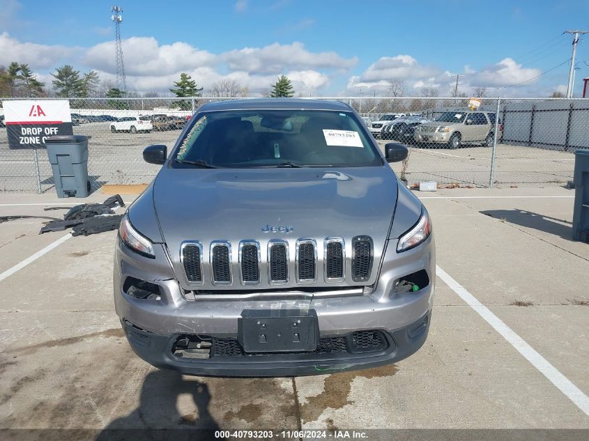 2017 Jeep Cherokee Sport Fwd VIN: 1C4PJLAB4HW613244 Lot: 40793203