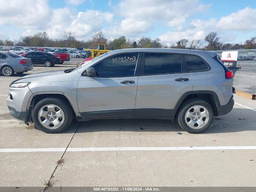 2017 Jeep Cherokee Sport Fwd VIN: 1C4PJLAB4HW613244 Lot: 40793203