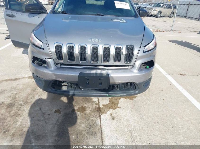 2017 Jeep Cherokee Sport Fwd VIN: 1C4PJLAB4HW613244 Lot: 40793203