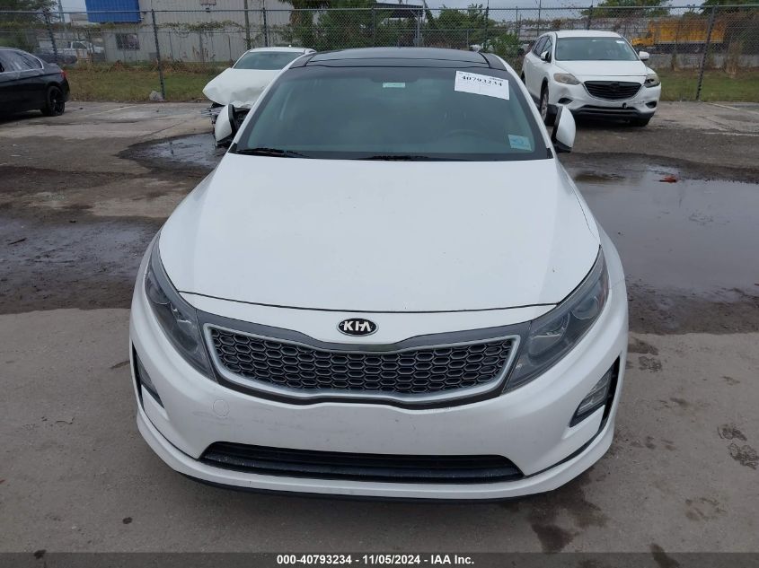 2014 Kia Optima Hybrid Ex VIN: KNAGN4AD6E5073924 Lot: 40793234