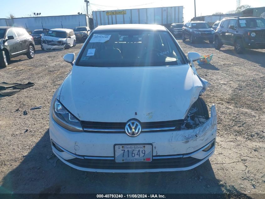 2018 Volkswagen Golf S/Se VIN: 3VWG17AU7JM279237 Lot: 40793240