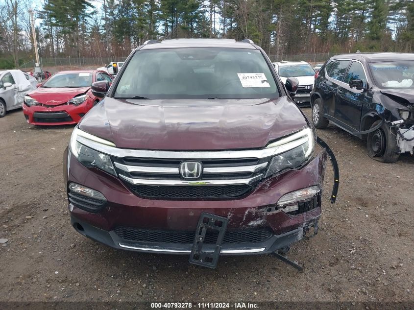 2016 Honda Pilot Elite VIN: 5FNYF6H07GB111309 Lot: 40793278