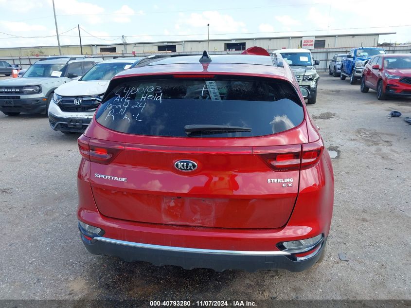 2021 Kia Sportage Ex VIN: KNDPN3AC8M7911796 Lot: 40793280