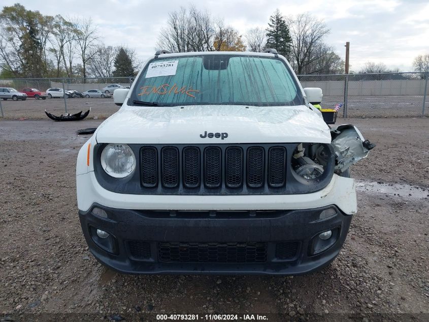 2018 Jeep Renegade Altitude 4X4 VIN: ZACCJBBB8JPG84165 Lot: 40793281