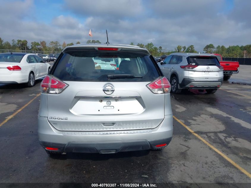 2015 Nissan Rogue S VIN: 5N1AT2MT0FC909502 Lot: 40793307