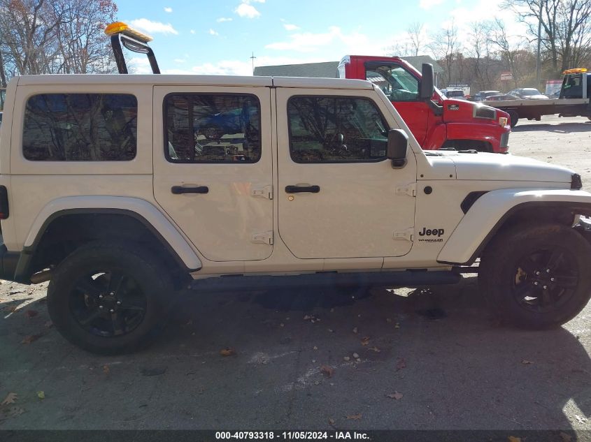 2021 Jeep Wrangler Unlimited Sahara Altitude 4X4 VIN: 1C4HJXEN1MW727065 Lot: 40793318