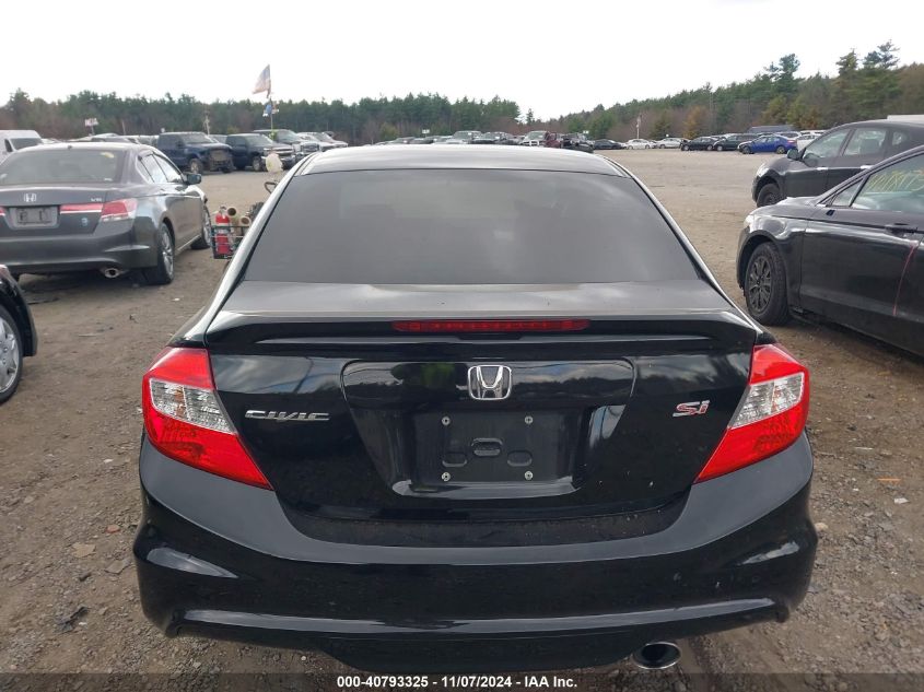 2012 Honda Civic Si VIN: 2HGFB6E57CH700532 Lot: 40793325