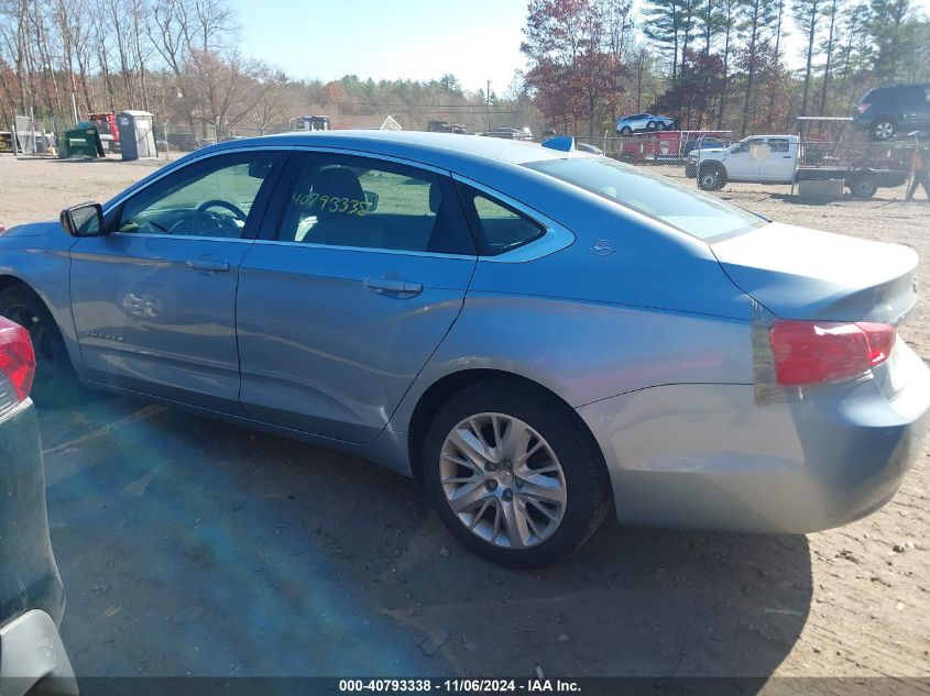 2014 Chevrolet Impala 1Ls VIN: 1G11Y5SL7EU160354 Lot: 40793338