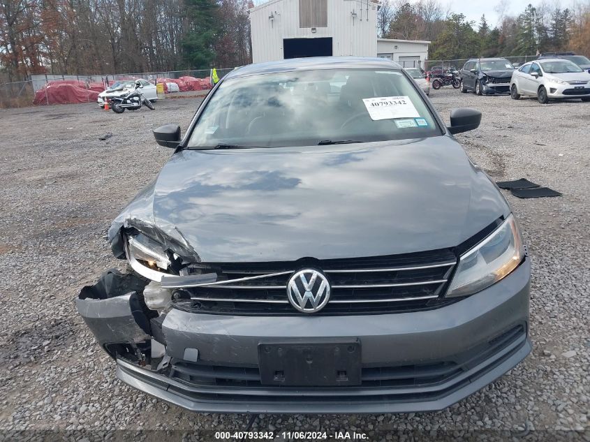 2015 Volkswagen Jetta 2.0L S VIN: 3VW2K7AJ6FM293618 Lot: 40793342