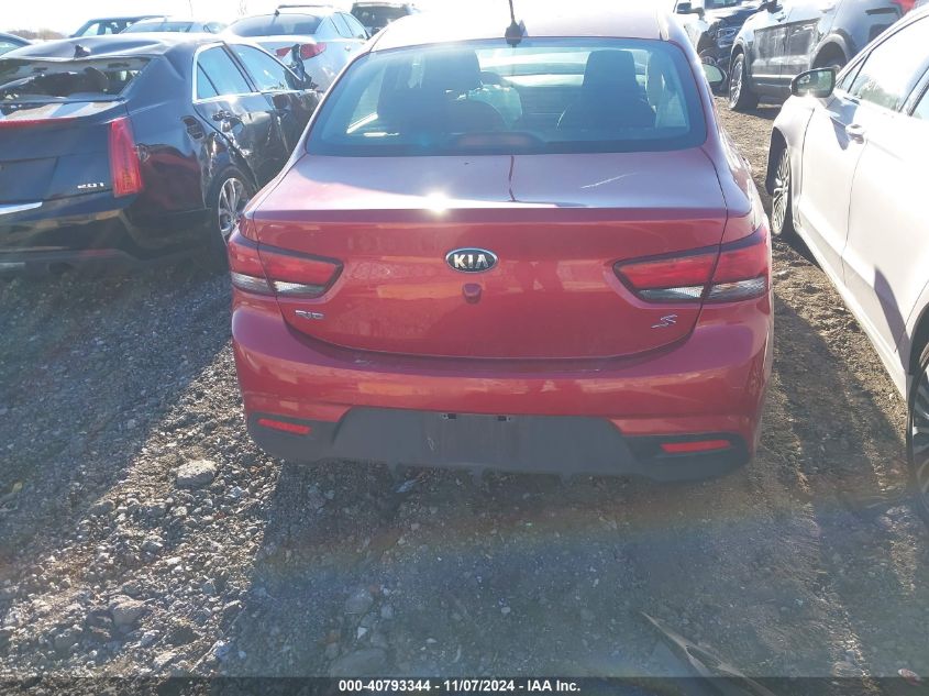 2018 Kia Rio S VIN: 3KPA24AB7JE076278 Lot: 40793344