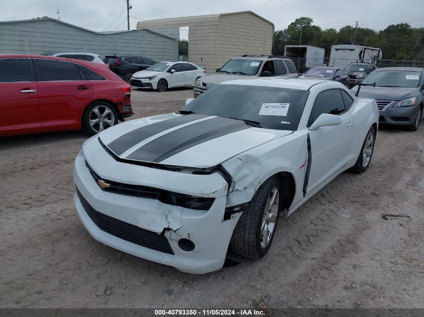 2014 Chevrolet Camaro 1Lt VIN: 2G1FB1E32E9192492 Lot: 40793350