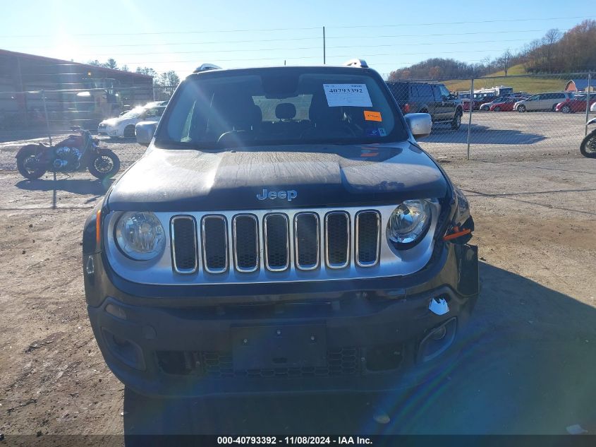 2015 Jeep Renegade Limited VIN: ZACCJBDT6FPB50322 Lot: 40793392