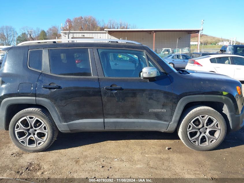 2015 Jeep Renegade Limited VIN: ZACCJBDT6FPB50322 Lot: 40793392