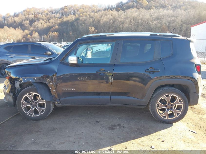 2015 Jeep Renegade Limited VIN: ZACCJBDT6FPB50322 Lot: 40793392