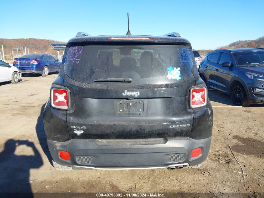 2015 Jeep Renegade Limited VIN: ZACCJBDT6FPB50322 Lot: 40793392