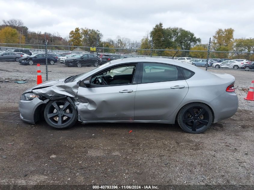 2015 Dodge Dart Sxt VIN: 1C3CDFBB9FD299285 Lot: 40793396