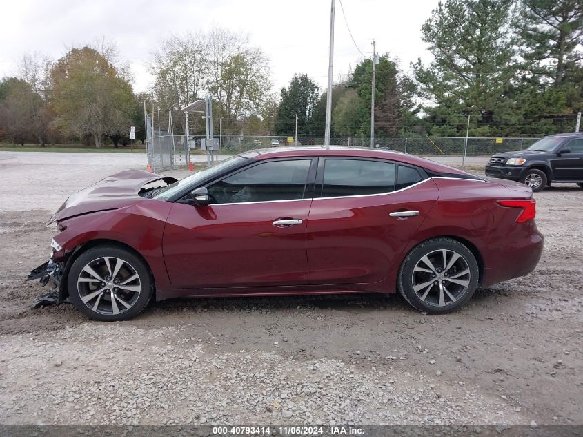 2017 Nissan Maxima 3.5 Sl VIN: 1N4AA6AP4HC413300 Lot: 40793414