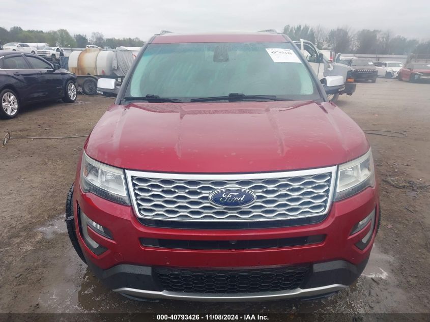 2016 Ford Explorer Platinum VIN: 1FM5K8HT4GGD22215 Lot: 40793426