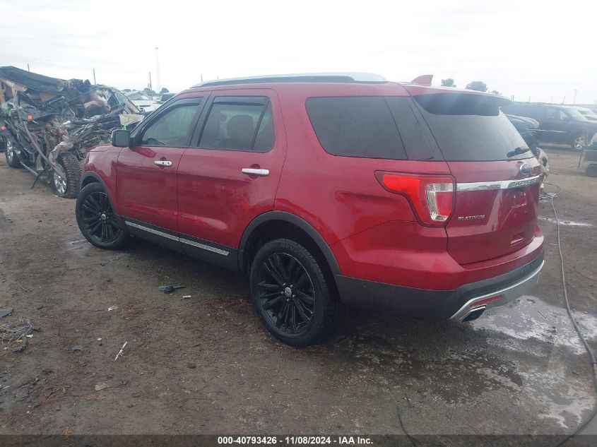 VIN 1FM5K8HT4GGD22215 2016 Ford Explorer, Platinum no.3