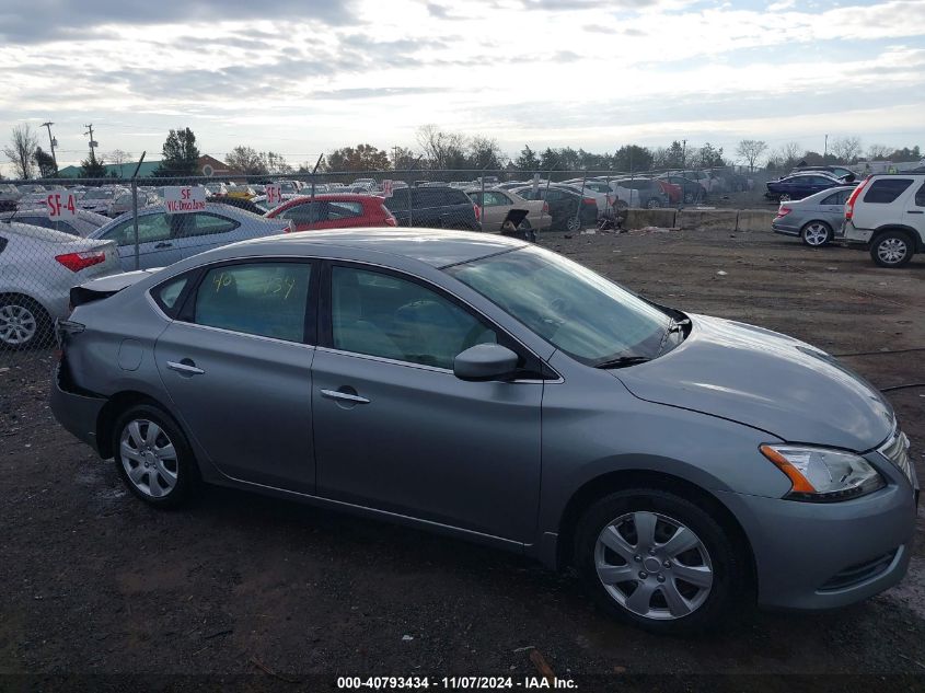 2013 Nissan Sentra Sv VIN: 3N1AB7APXDL707024 Lot: 40793434