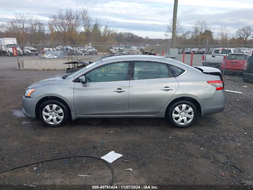 2013 Nissan Sentra Sv VIN: 3N1AB7APXDL707024 Lot: 40793434