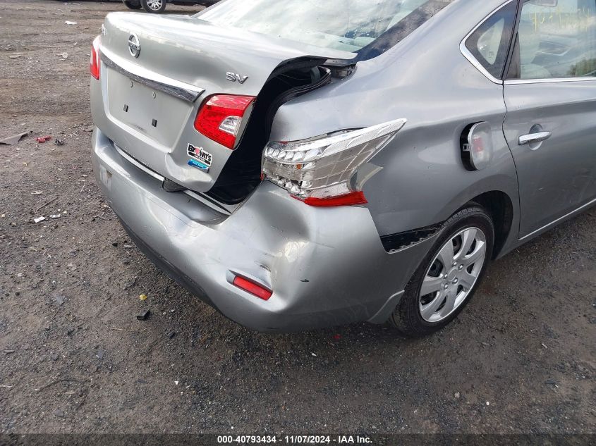 2013 Nissan Sentra Sv VIN: 3N1AB7APXDL707024 Lot: 40793434