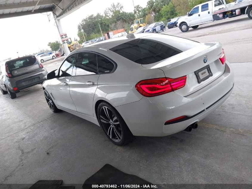 2018 BMW 430I Gran Coupe VIN: WBA4J1C58JBM10706 Lot: 40793462