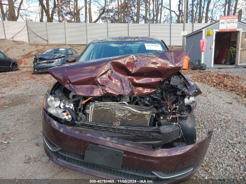 2013 Volkswagen Passat Se W/Sunroof VIN: 1VWBP7A34DC023532 Lot: 40793469