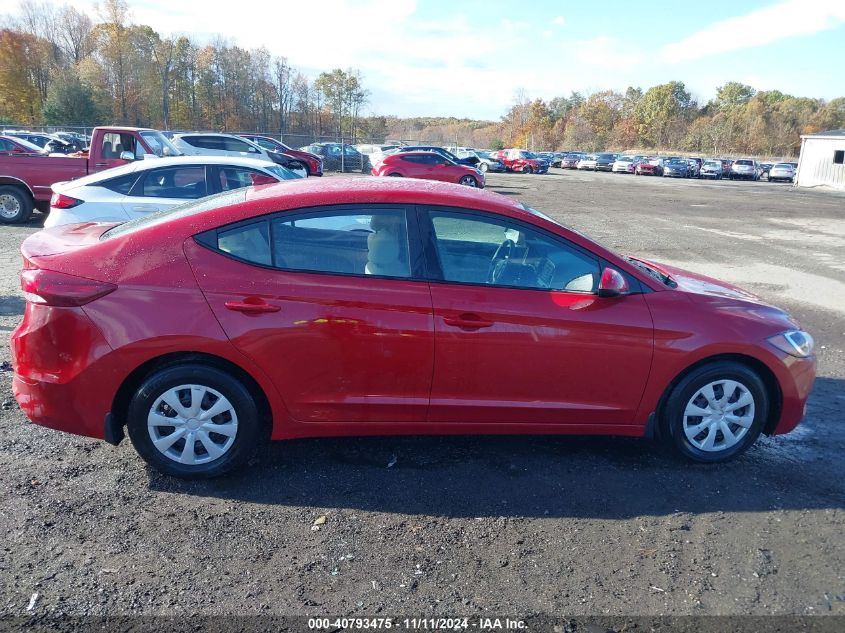 2017 Hyundai Elantra Se VIN: KMHD74LF8HU399244 Lot: 40793475