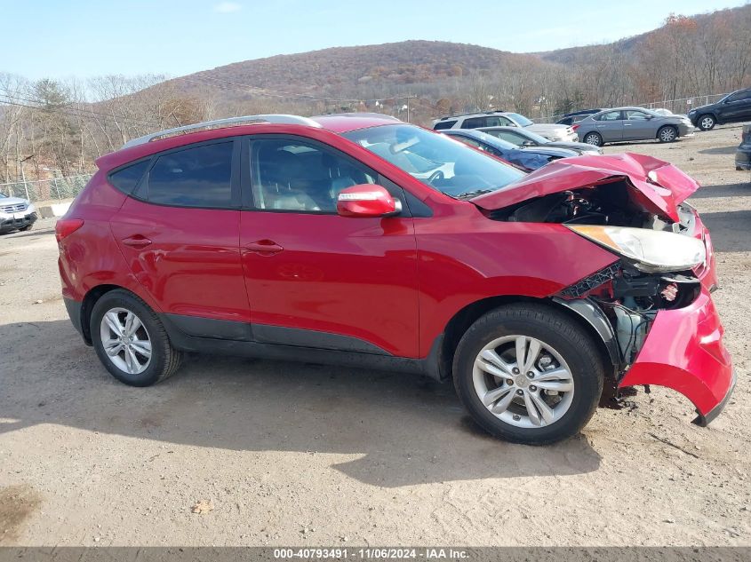 2013 Hyundai Tucson Gls VIN: KM8JUCAC6DU557119 Lot: 40793491