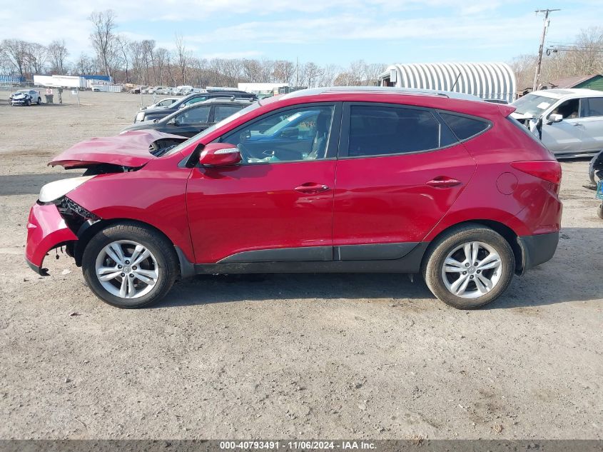 2013 Hyundai Tucson Gls VIN: KM8JUCAC6DU557119 Lot: 40793491