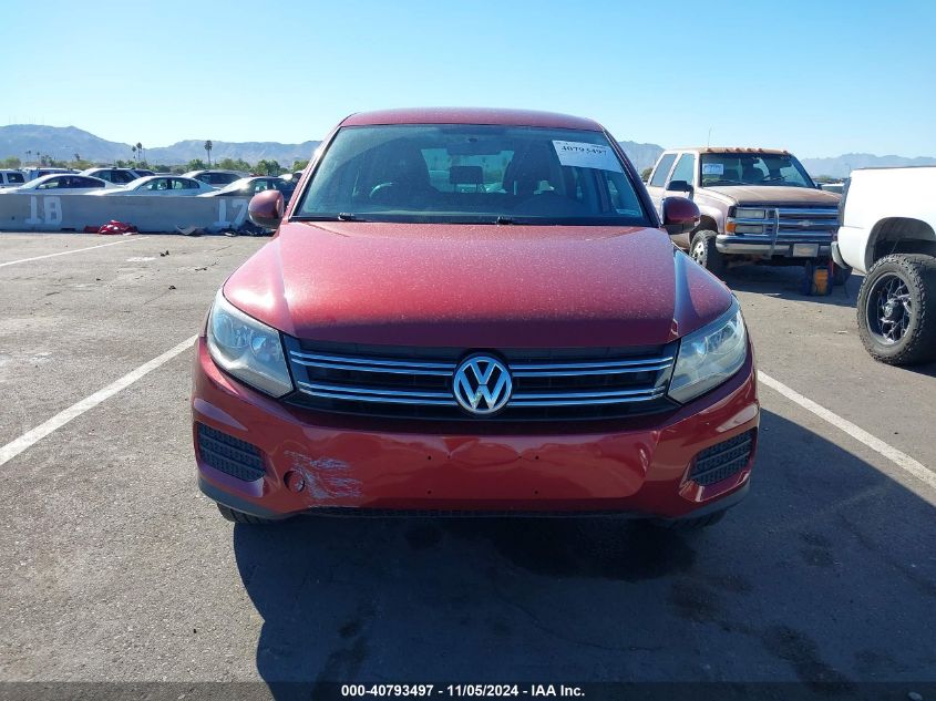 2014 Volkswagen Tiguan Se VIN: WVGBV3AX9EW052024 Lot: 40793497