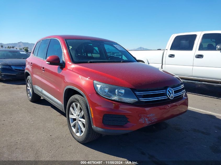 2014 Volkswagen Tiguan Se VIN: WVGBV3AX9EW052024 Lot: 40793497