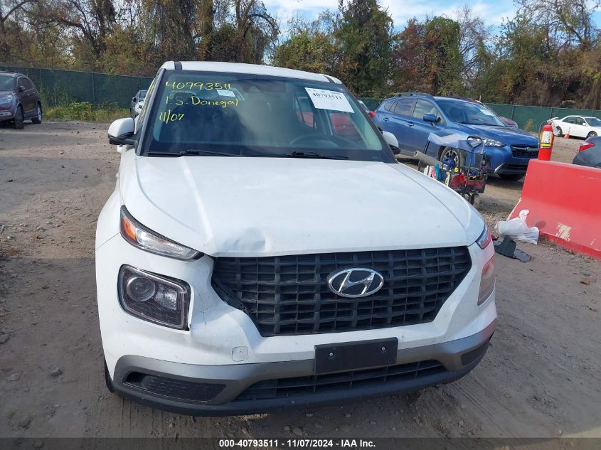 2021 Hyundai Venue Se VIN: KMHRB8A38MU125699 Lot: 40793511