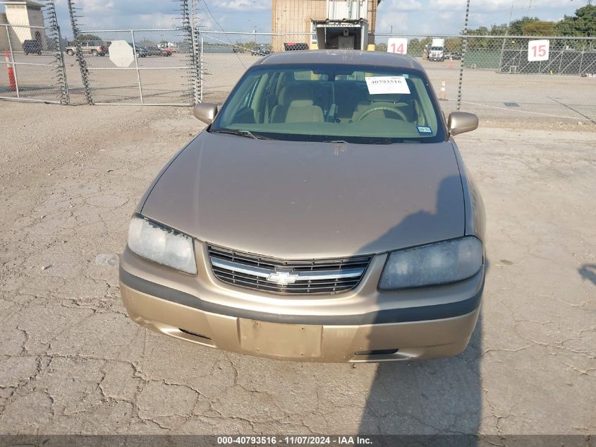 2005 Chevrolet Impala VIN: 2G1WF52EX59337165 Lot: 40793516