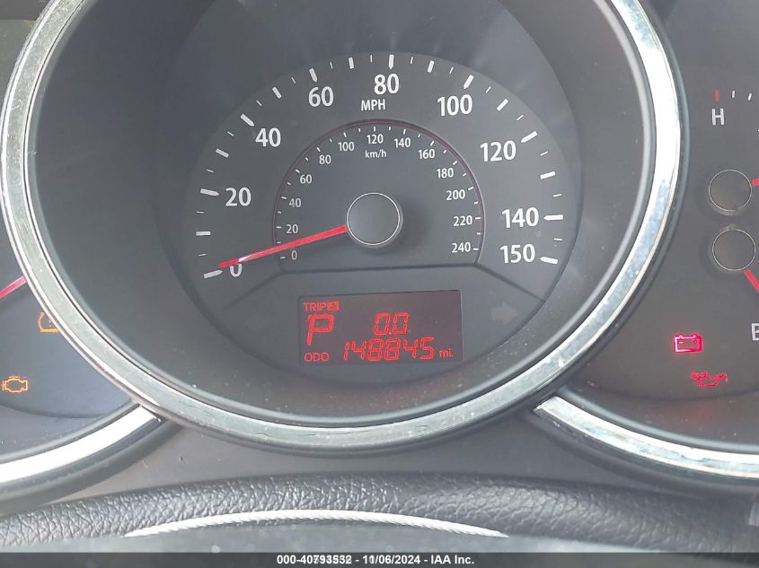 2013 Kia Sorento Lx VIN: 5XYKT4A61DG352529 Lot: 40793532