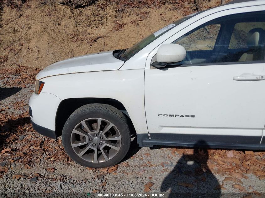 2014 Jeep Compass Limited VIN: 1C4NJDCB9ED920779 Lot: 40793545