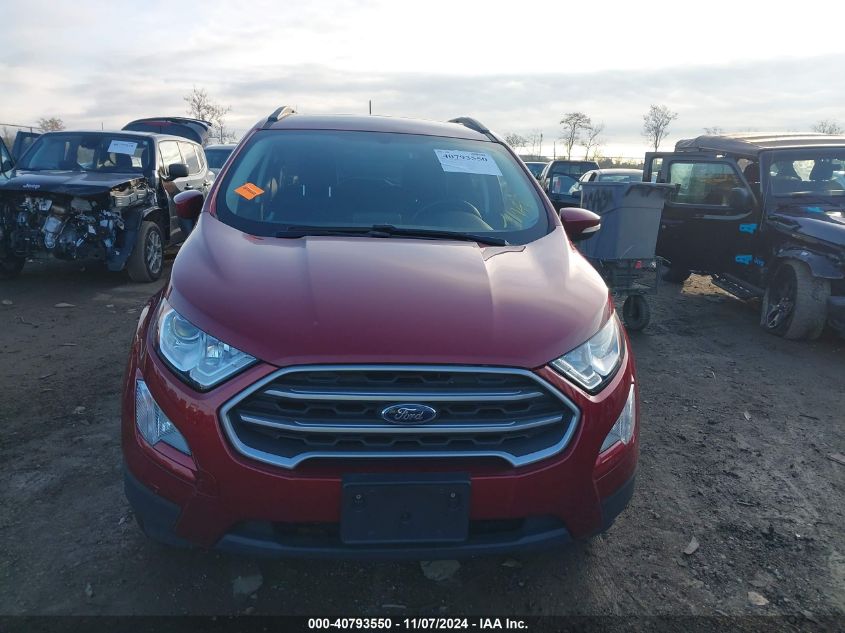 2019 Ford Ecosport Se VIN: MAJ3S2GE9KC305539 Lot: 40793550