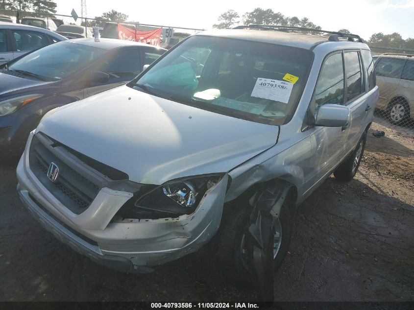 2003 Honda Pilot Ex VIN: 2HKYF18493H584842 Lot: 40793586