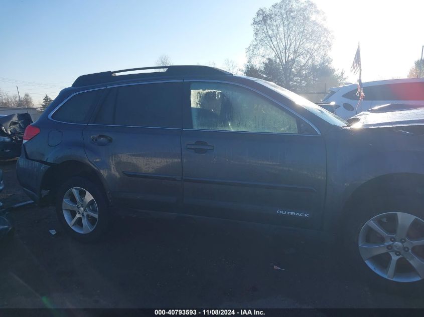 2013 Subaru Outback 2.5I Limited VIN: 4S4BRBKC5D3206769 Lot: 40793593