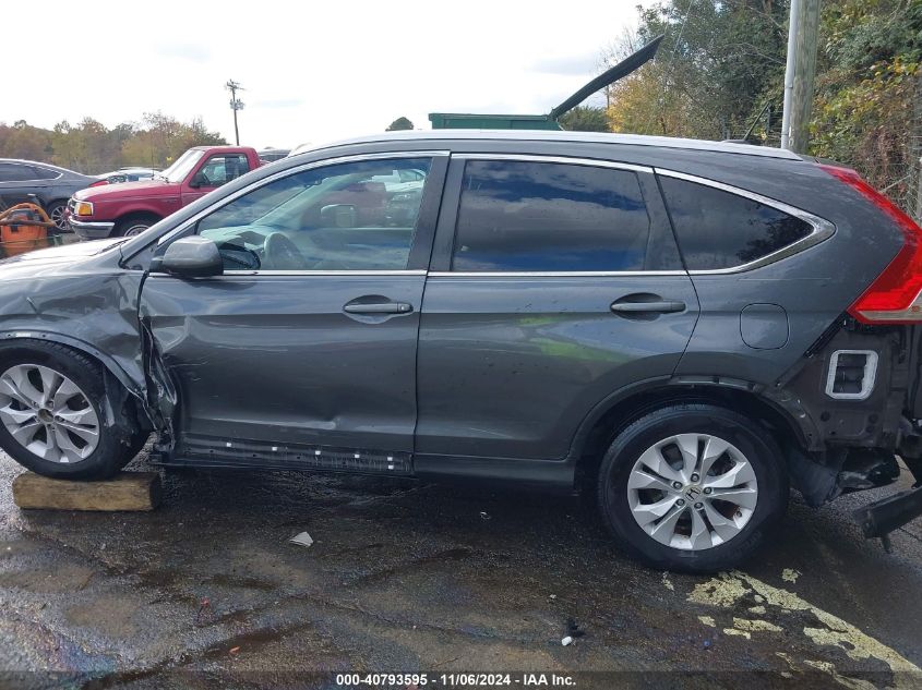 2013 Honda Cr-V Ex-L VIN: 2HKRM3H77DH509722 Lot: 40793595