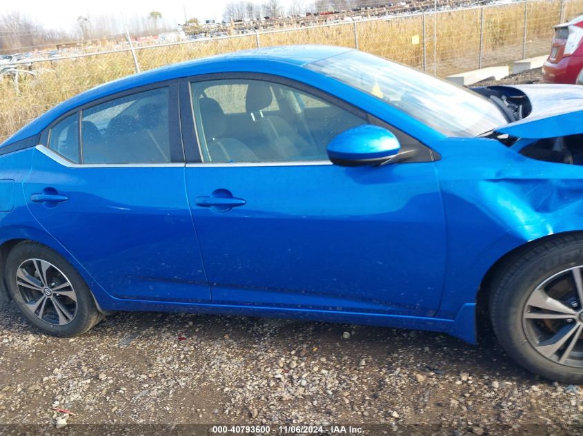 2022 Nissan Sentra Sv Xtronic Cvt VIN: 3N1AB8CV2NY298894 Lot: 40793600