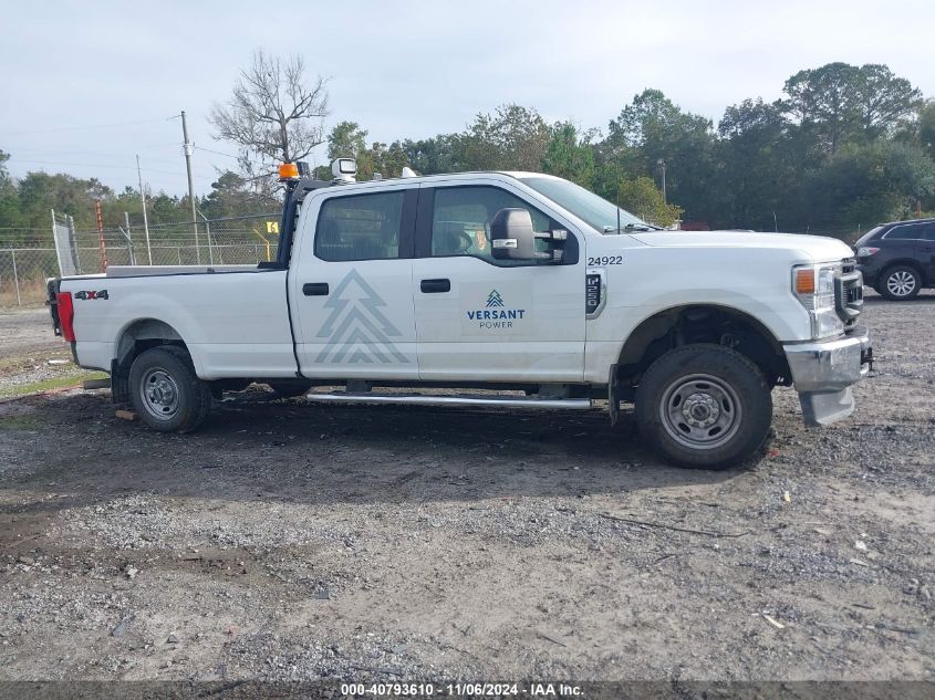 2022 Ford F-250 Xl VIN: 1FT7W2B64NED37324 Lot: 40793610