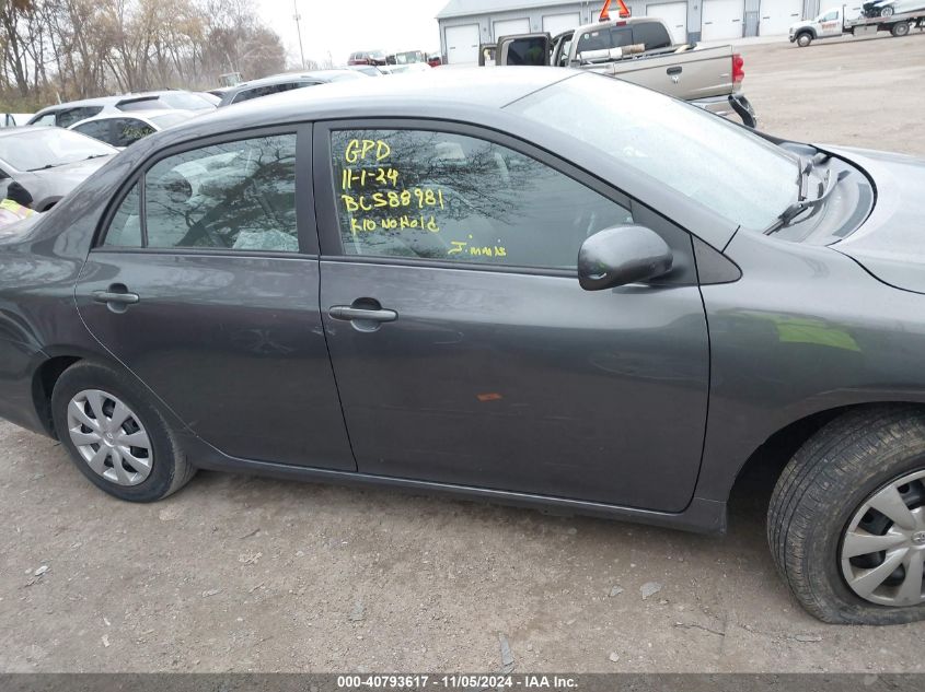 2011 Toyota Corolla Le VIN: 2T1BU4EE5BC588981 Lot: 40793617