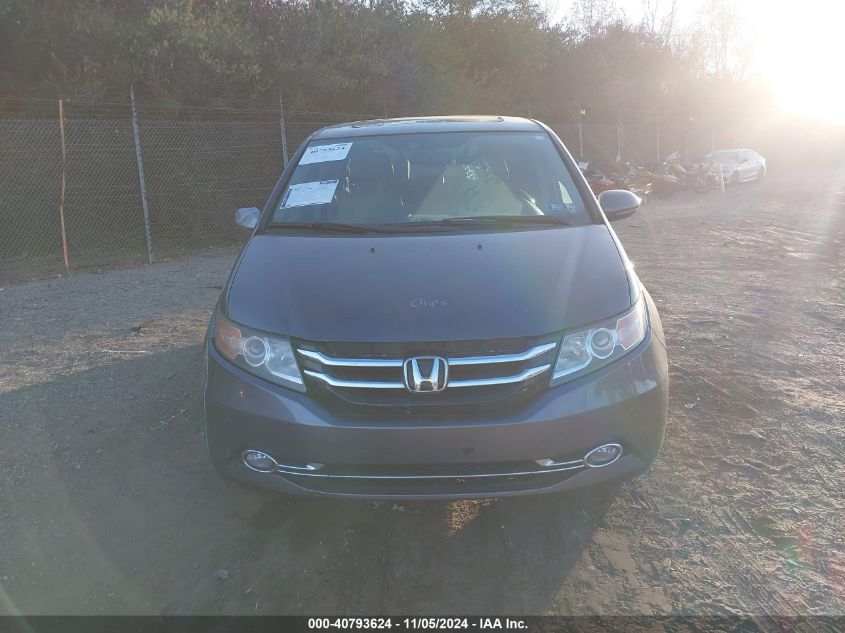 2015 Honda Odyssey Touring/Touring Elite VIN: 5FNRL5H9XFB072915 Lot: 40793624